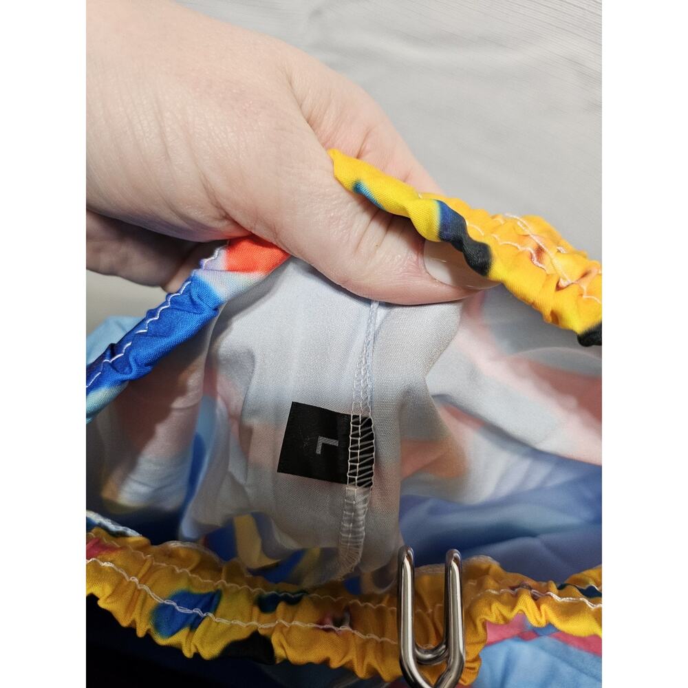 Colorful Abstract Print Shirt and Pants Set by TFY Collection - Picture 13 of 14